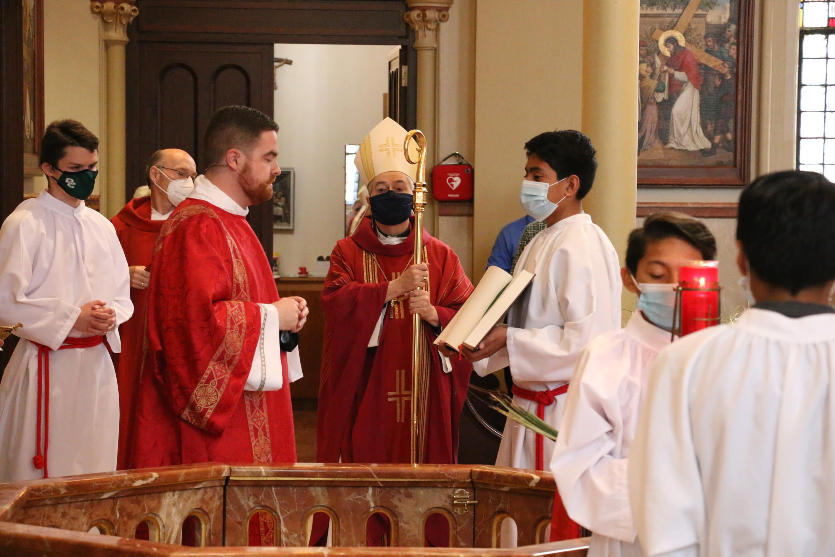 PalmSunday2021_BeginningMass Fr. Stephen Van Lal Than