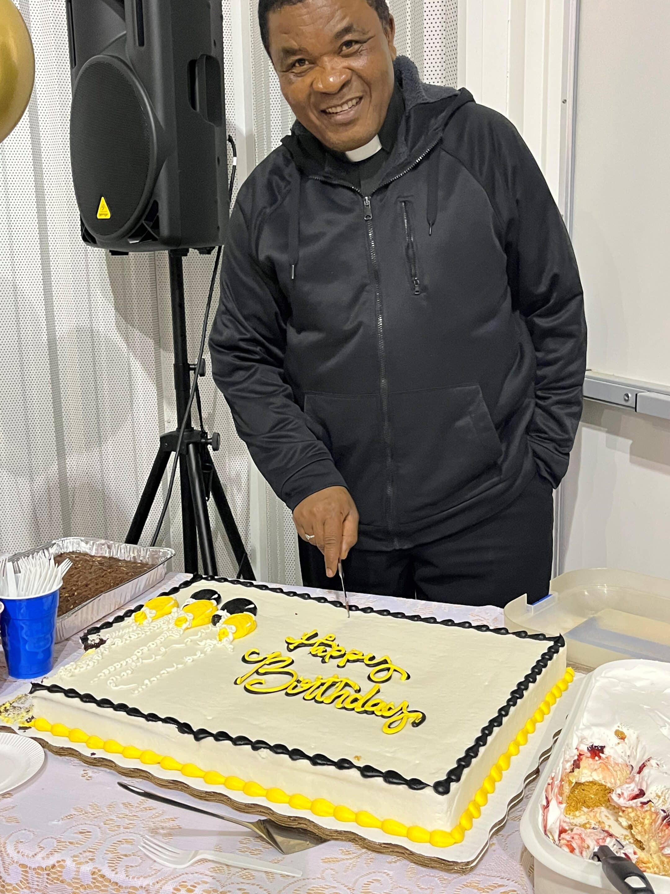 OkoroBirthdayCake Fr. Stephen Van Lal Than