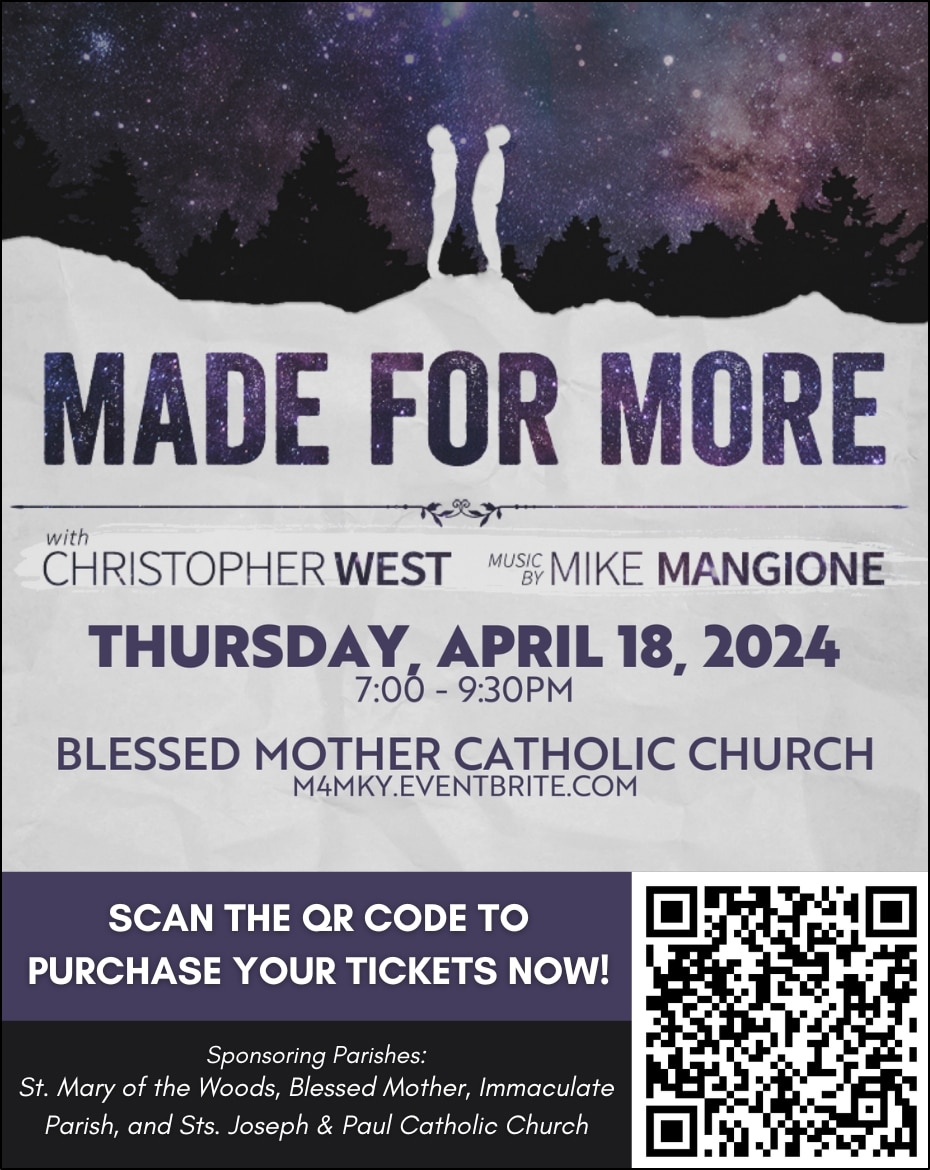 WKYCatholic Ad - Made for More 2024 - 1 Fr. Stephen Van Lal Than