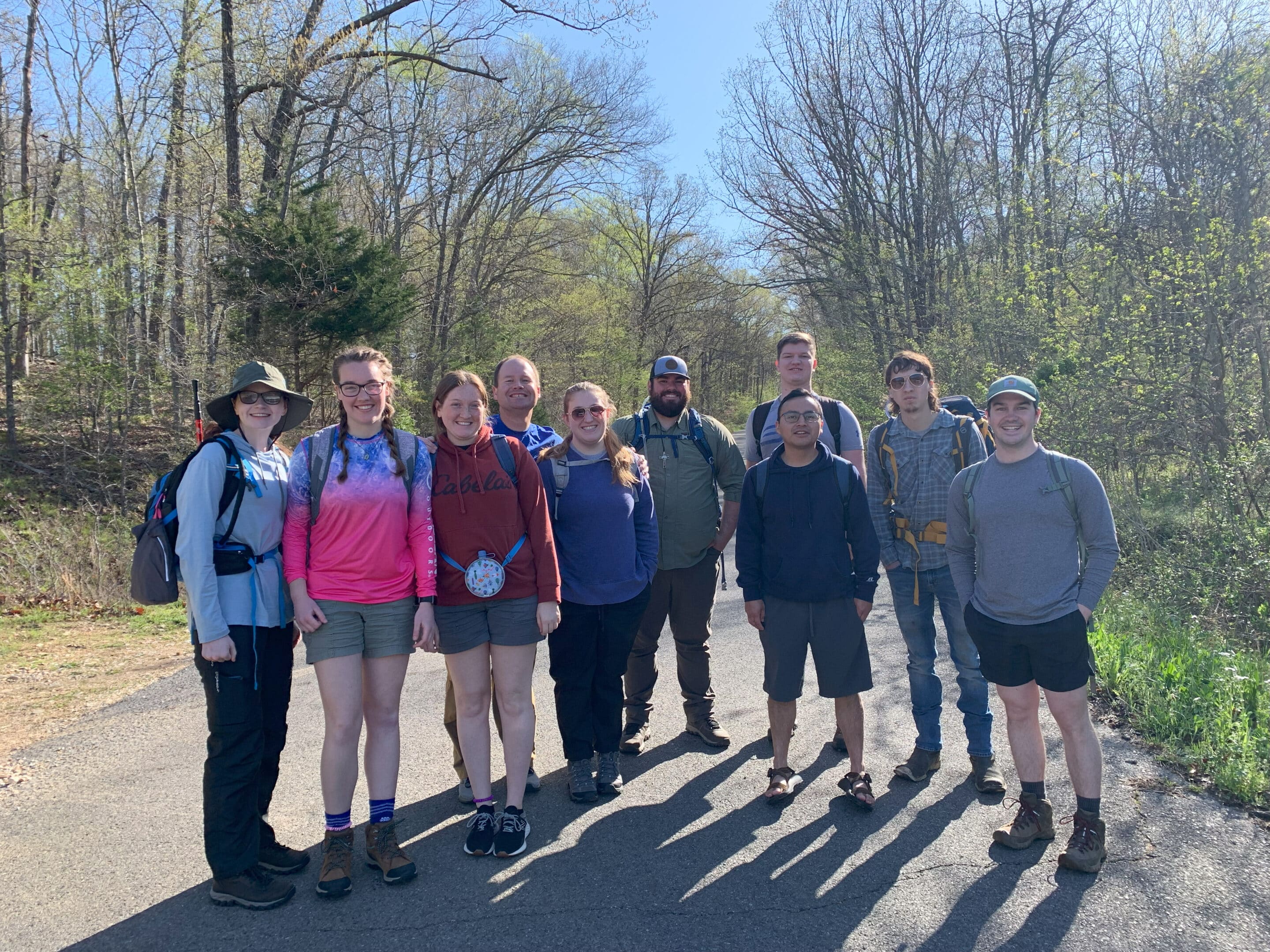 TheJourneyHike_Spring2024_group Fr. Stephen Van Lal Than