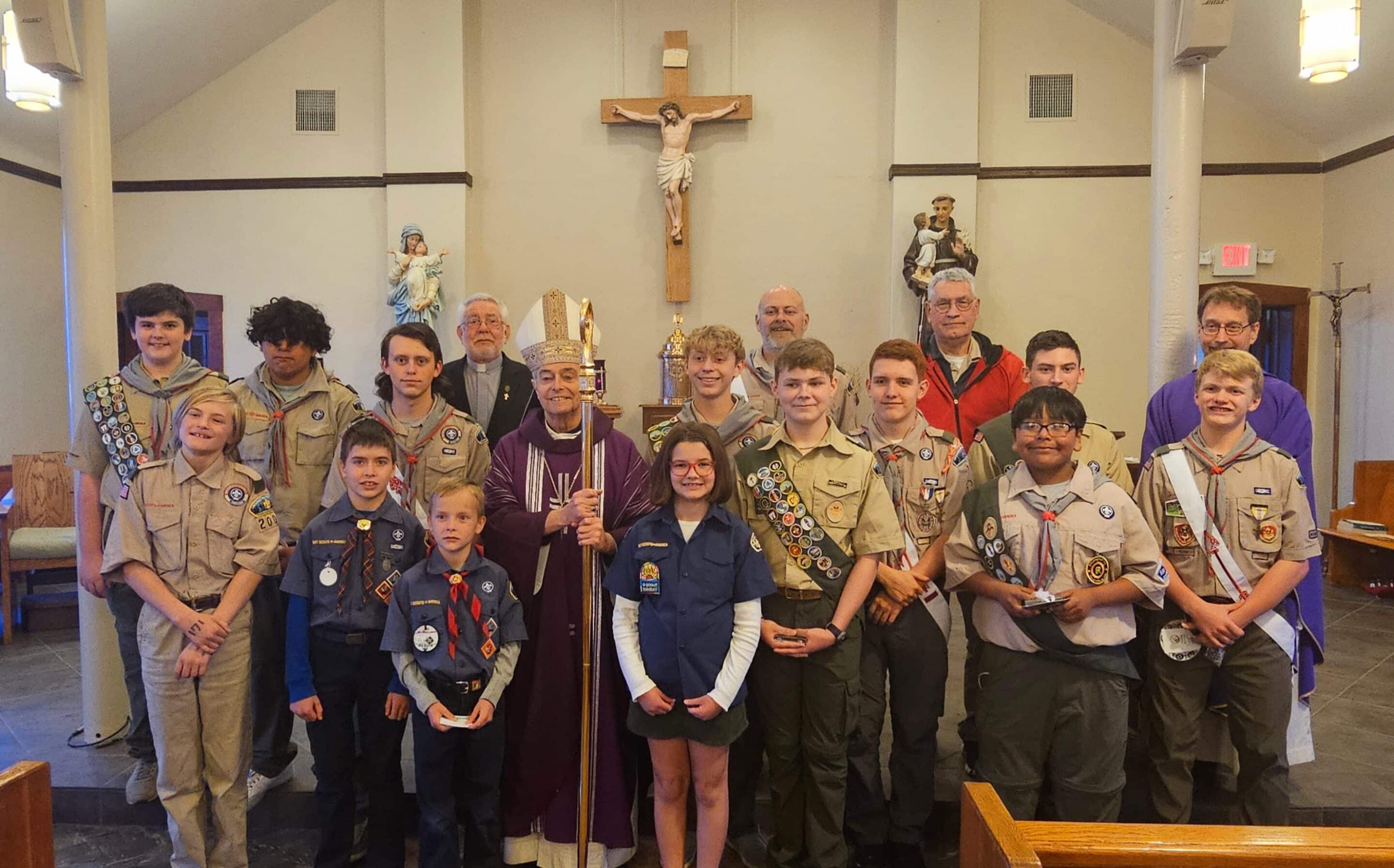 Religious Emblem Recipients-group Fr. Stephen Van Lal Than